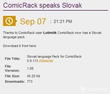 Slovenská lokalizace ComicRack