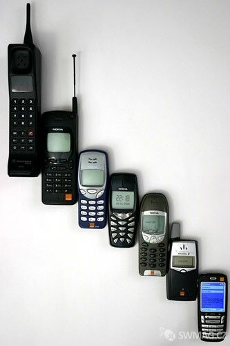 Evoluce mobilních telefonů