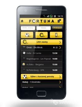 Mobilní aplikace od Fortuny
