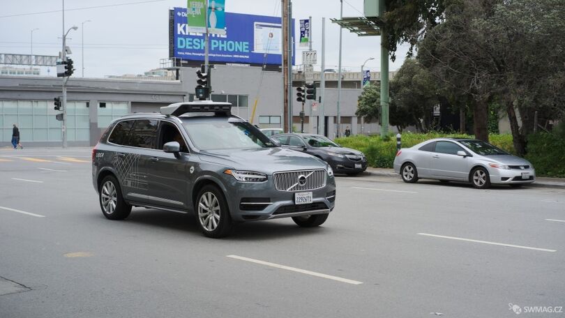 Uber využívá pro testování Volvo XC90. Zdroj: Wikipedia