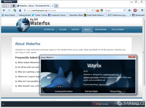 Projekt Waterfox – zdroj softwarecrew.com