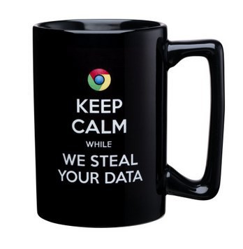Slogan můžeme volně přeložit: Zůstaňte v klidu, než ukradneme vaše data.
