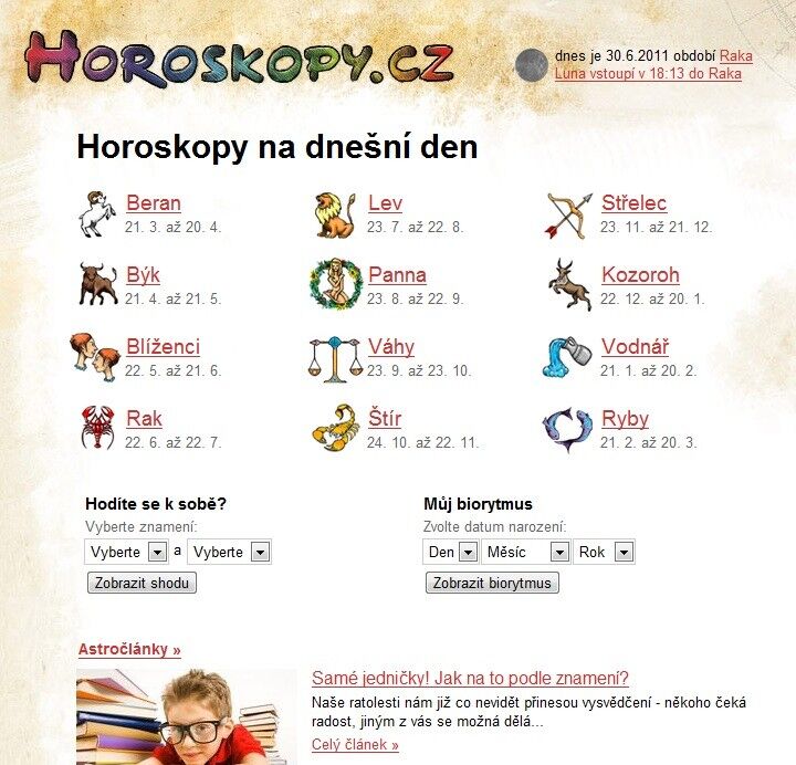 horoskopy.cz