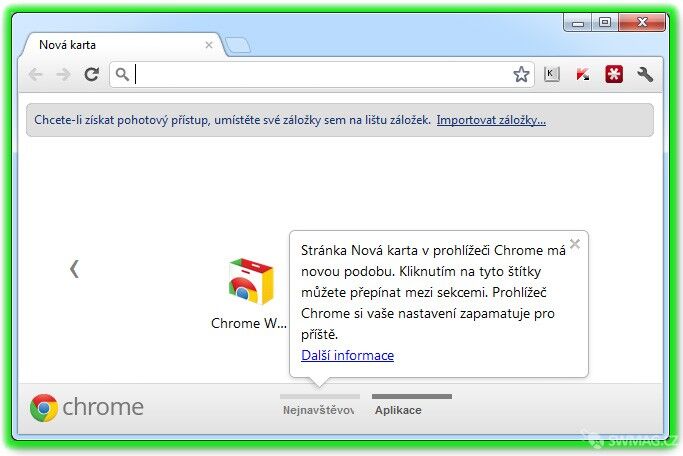Relace Google Chrome spuštěná v sandboxu