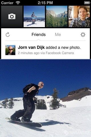 Facebook Camera, čerstvý přírustek do Facebook rodinky