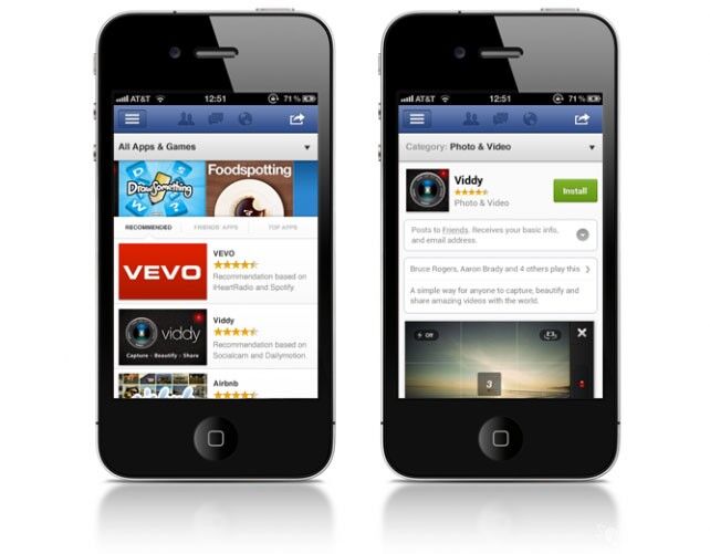 Facebook aplikace pro iPhone