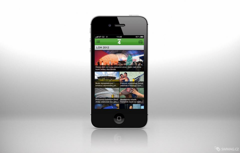 Aplikace ČT4 pro iPhone