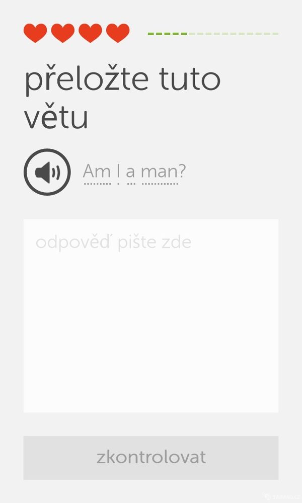 A naposled překlad téměř bez nápovědy. Troufnete si na Duolingo?